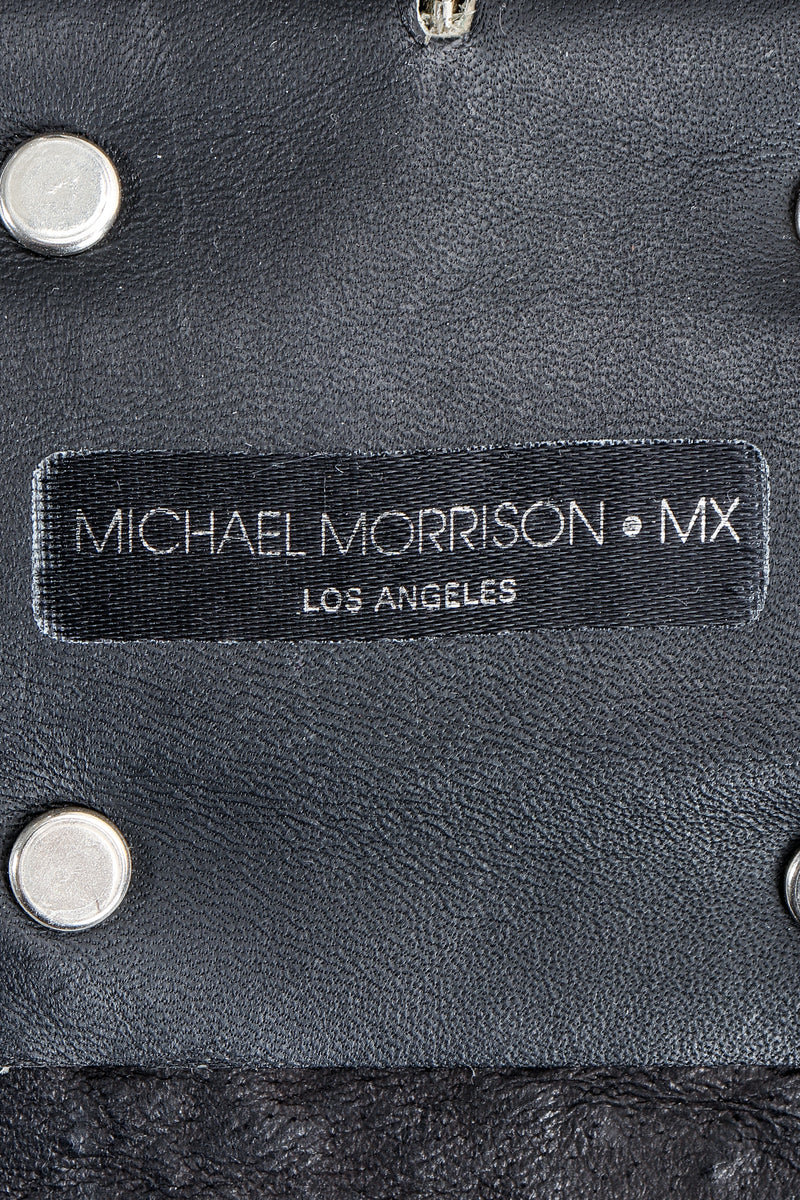 Vintage Michael Morrison MX Rainbow Candy Jewel Studded Belt signature tag