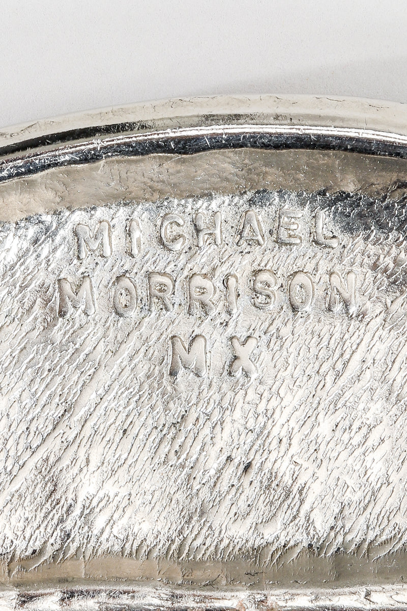 Vintage Michael Morrison MX Rainbow Candy Jewel Studded Belt signature stamp
