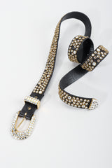 Vintage Michael Morrison MX Skinny Rhinestone Studded Belt at Recess Los Angeles