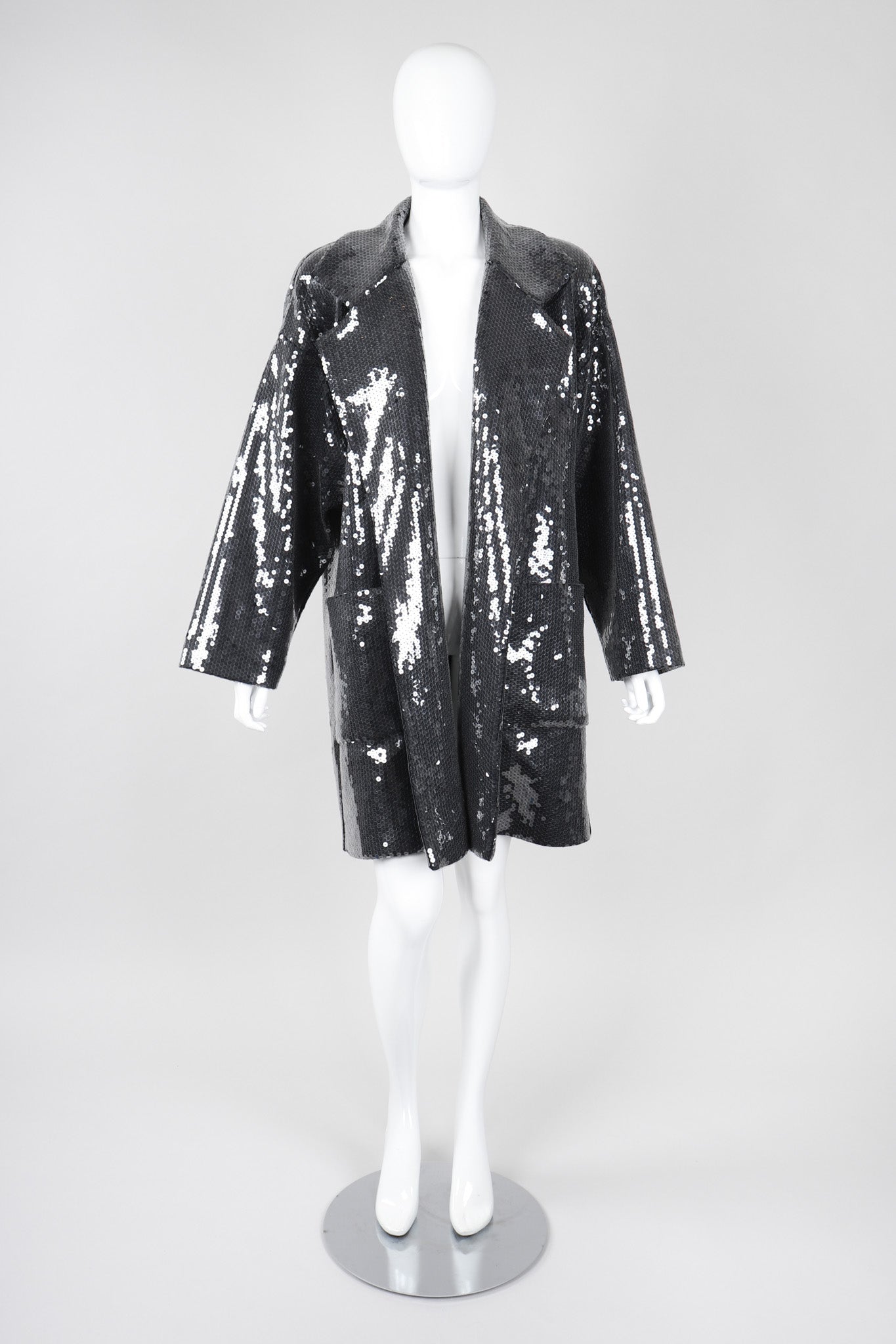 Recess Los Angeles Vintage Michael Kors Oversized Sequin Boyfriend Coat