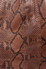 Vintage Mila Schon Snake Print Leather Short snake print @ Recess LA