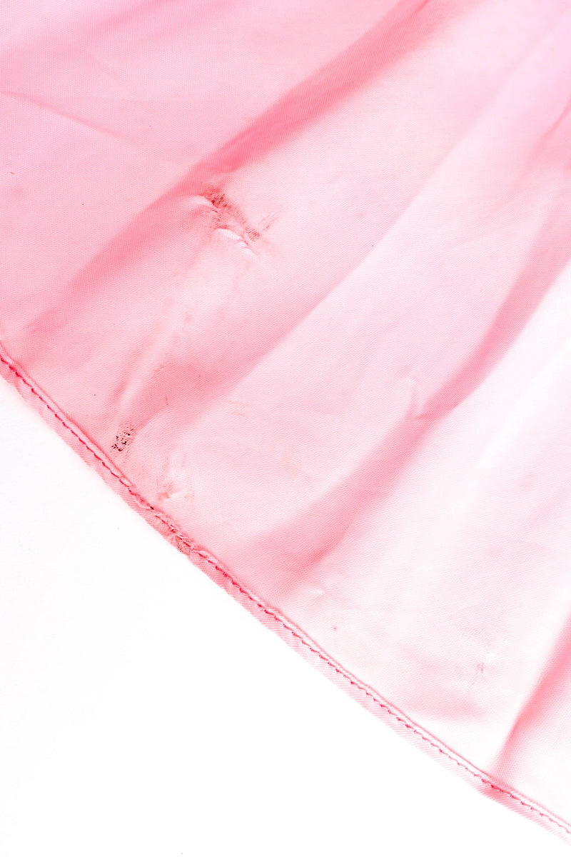 Vintage I.Magnin Tie Dye Print Palazzo Jumpsuit hem liner stain @ Recess LA