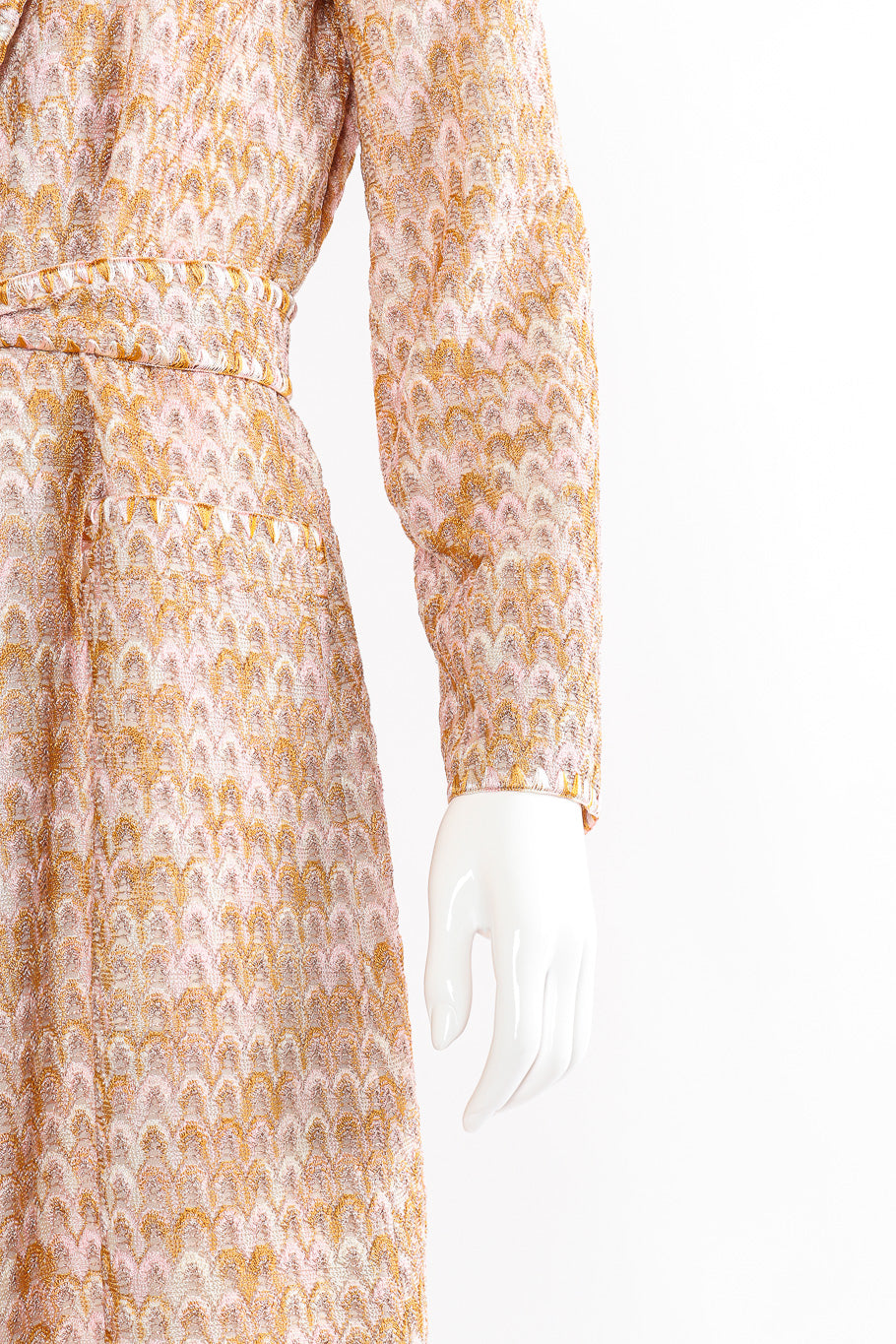 Missoni scallop knit coat sleeve detail @recessla