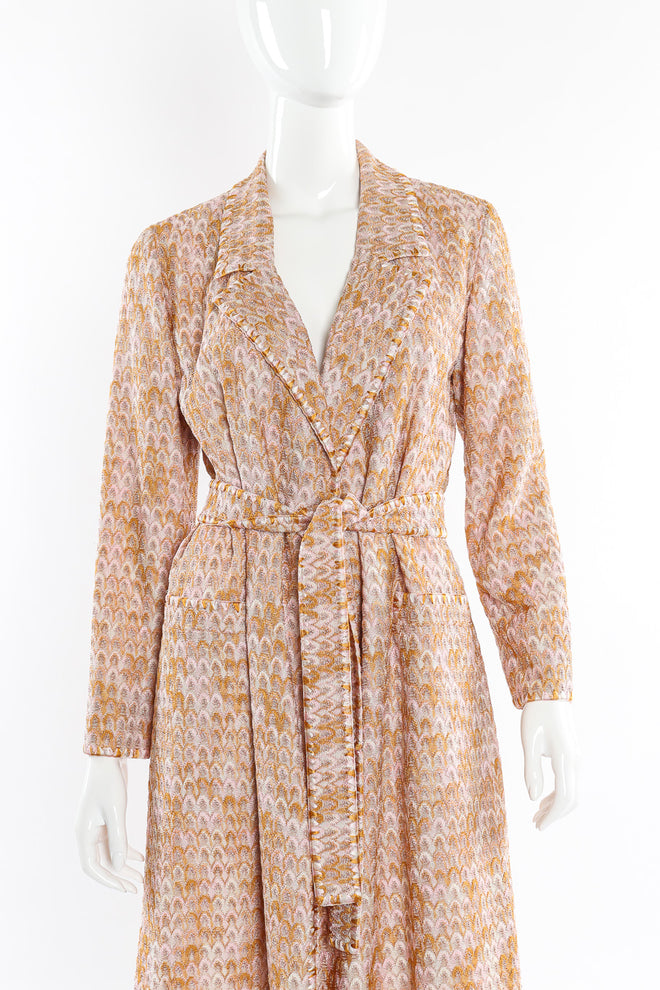 Missoni scallop knit coat on mannequin @recessla