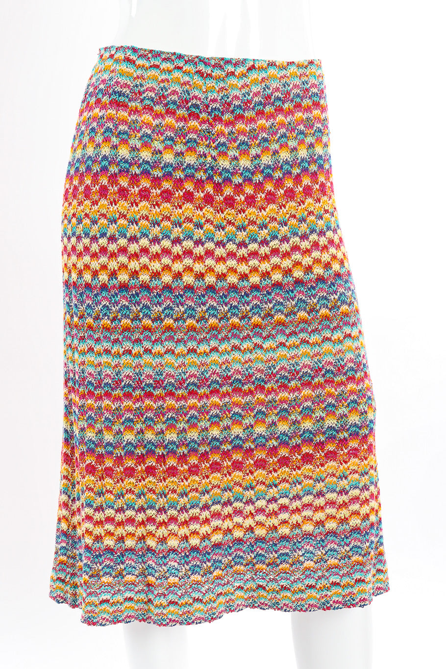 Scallop stripe classic knit 2 piece set by Missoni mannequin skirt only @recessla