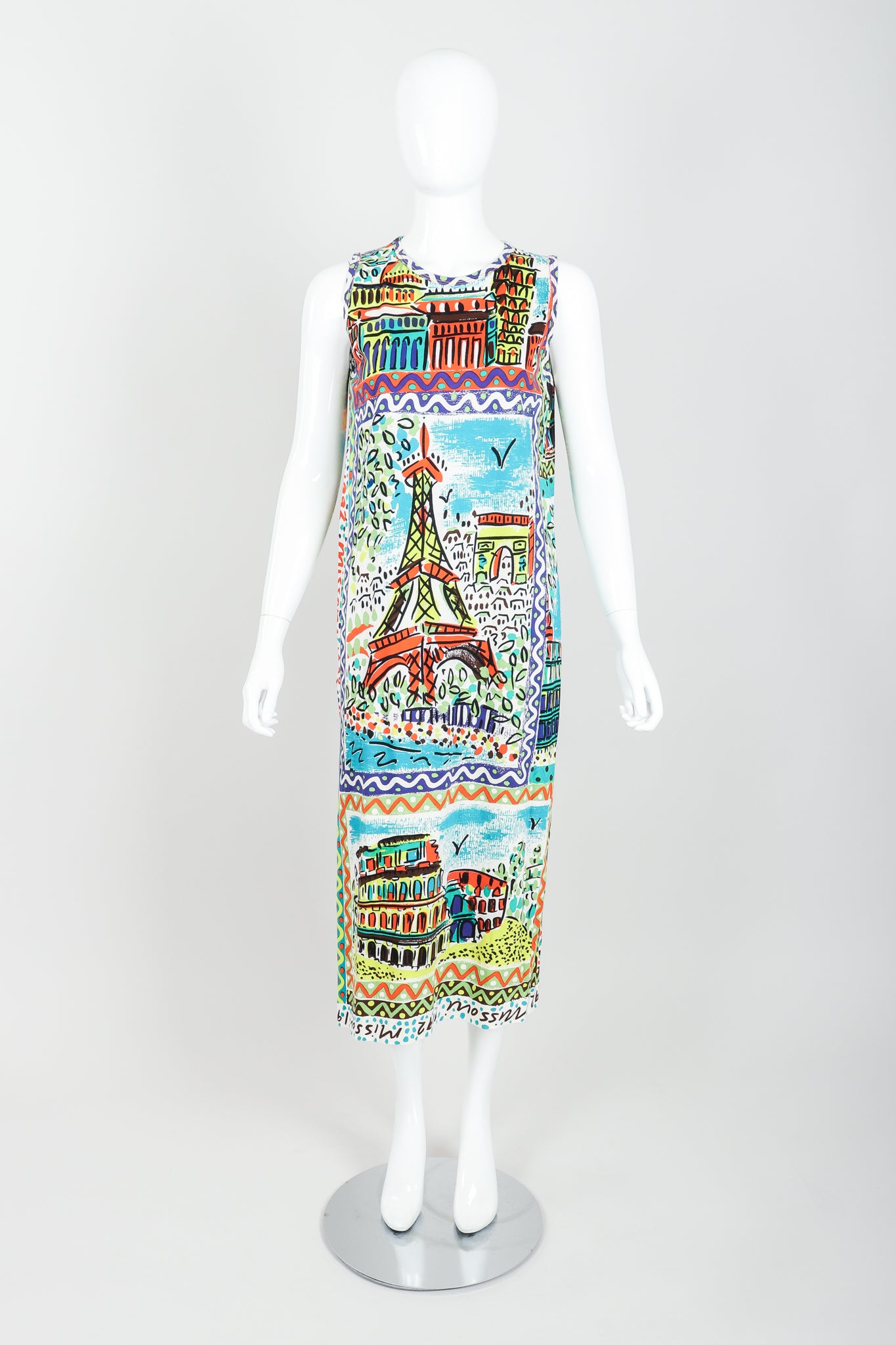 Vintage Missoni Europe Cotton Dress Front at Recess LA