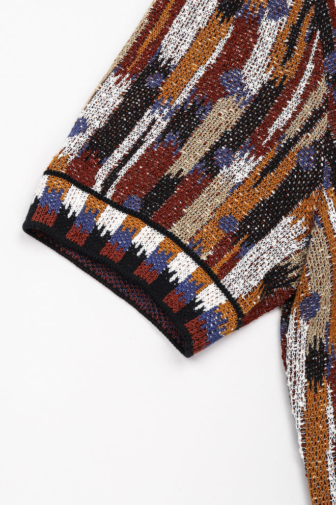 Recess Los Angeles Vintage Missoni Ikat Knit Midi Sweater Dress