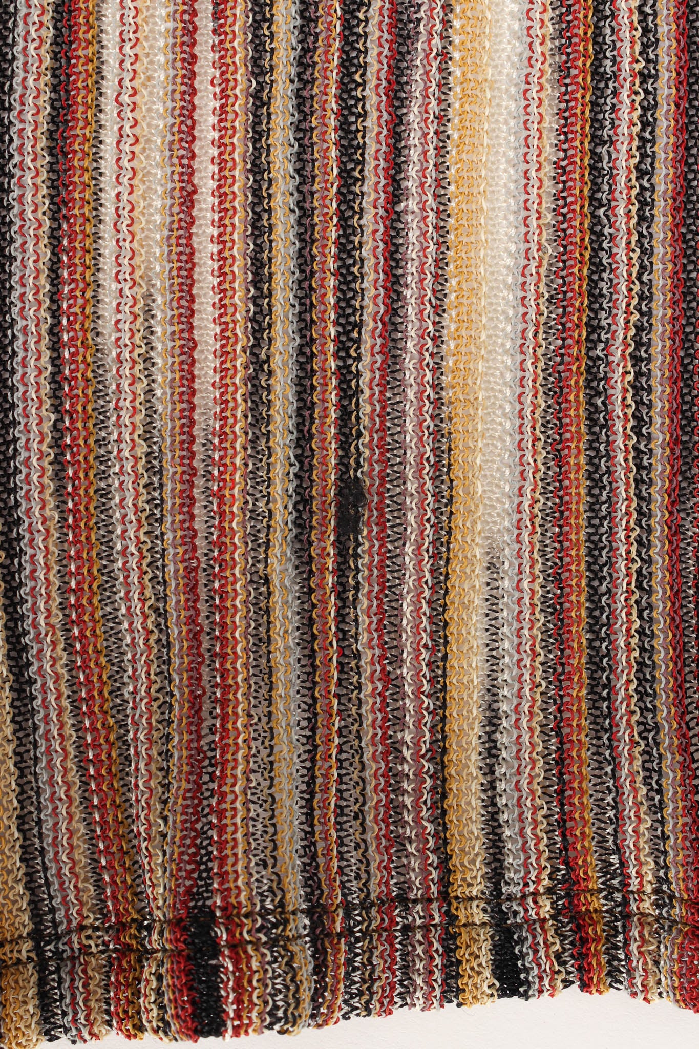 Vintage Missoni Chevron Stripe Top, & Skirt (4 Piece Set) fabric snag @ Recess LA