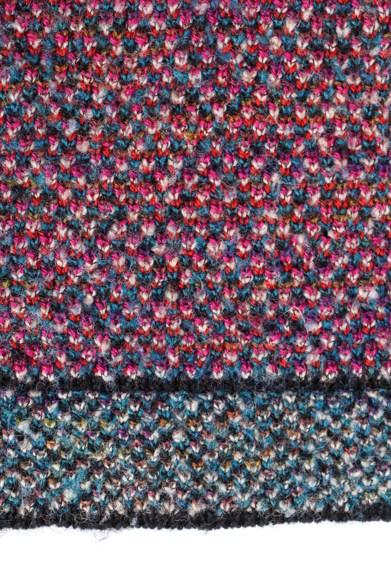 Vintage Missoni Abstract Geo Art Wool Cardigan hem/knit reverse @ Recess LA