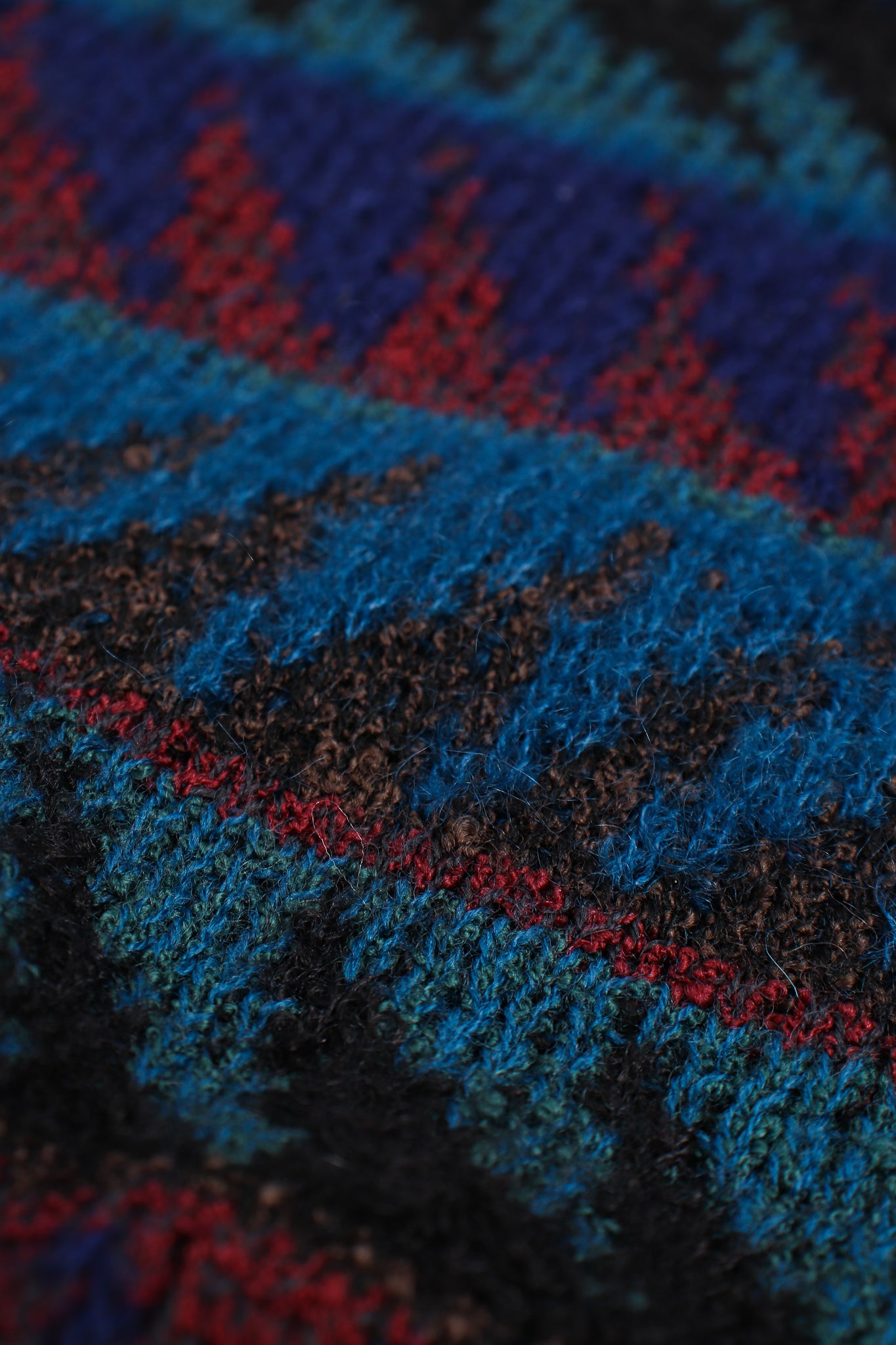 Vintage Missoni Sawtooth Stripe Bateau Sweater knit detail at Recess Los Angeles