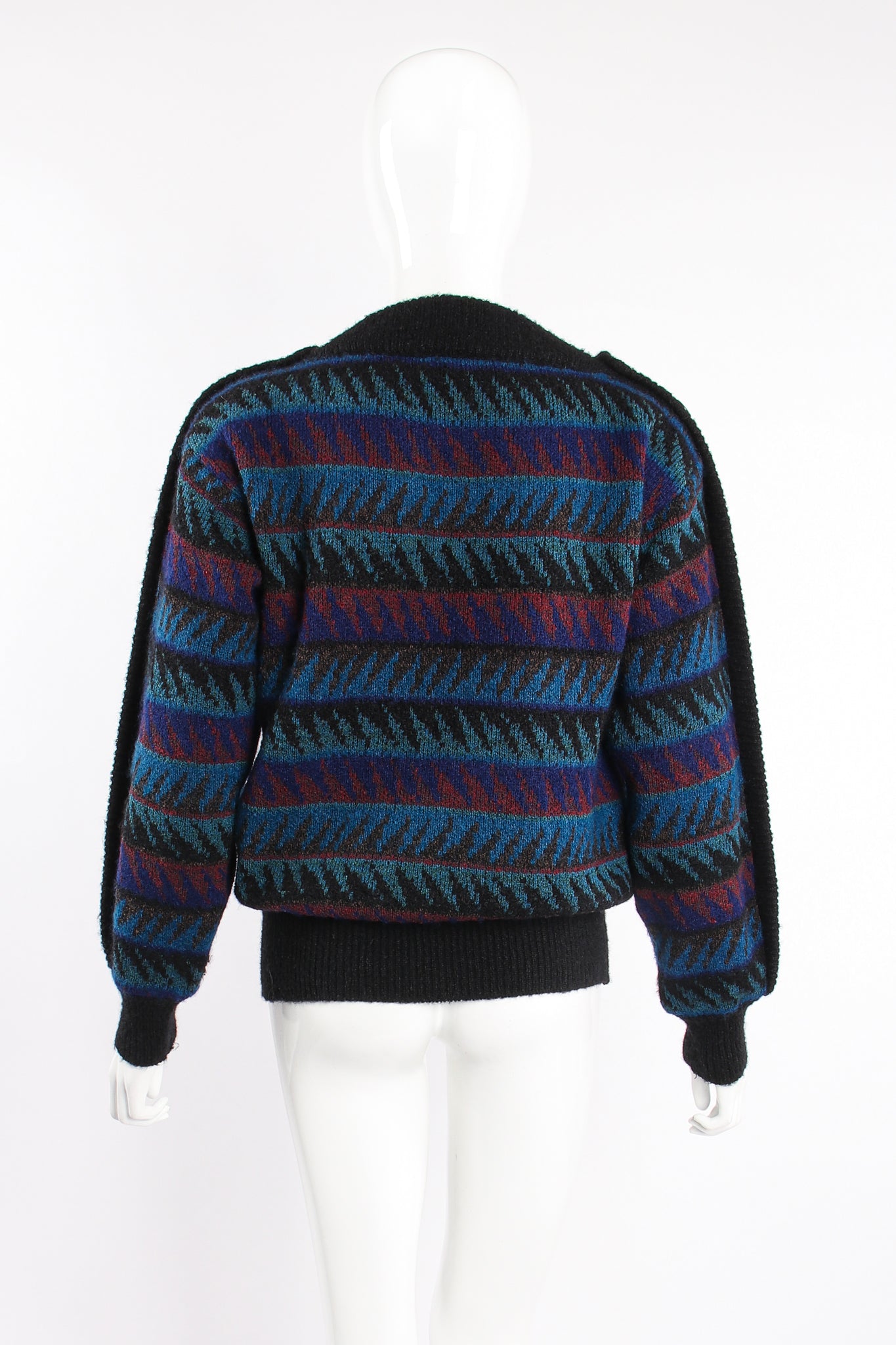 Vintage Missoni Sawtooth Stripe Bateau Sweater on Mannequin back at Recess Los Angeles