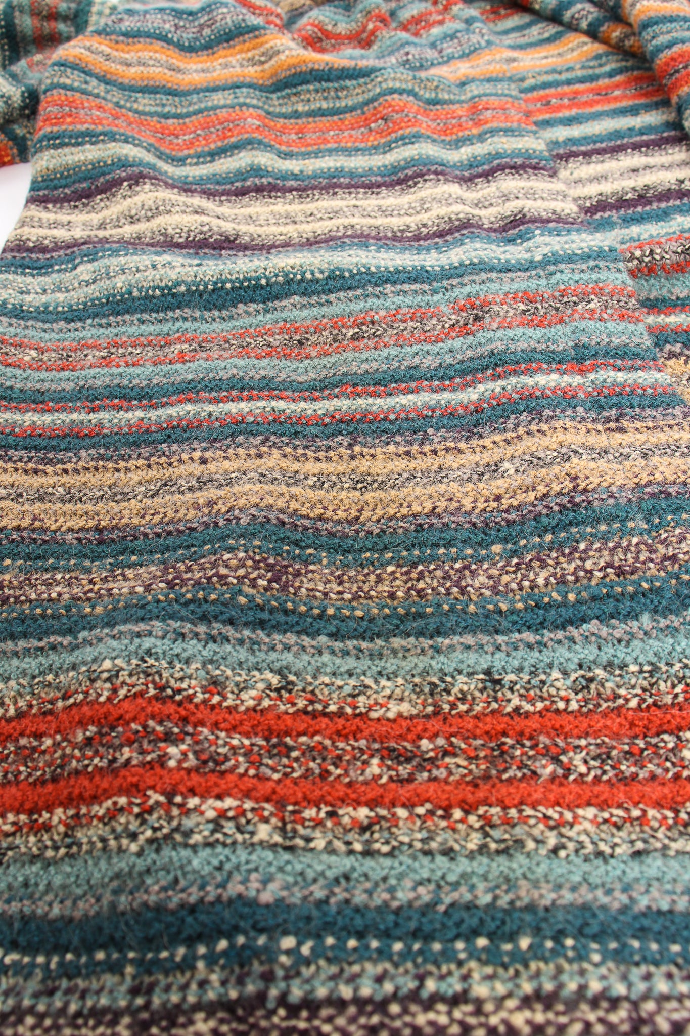 Vintage Missoni Balloon Sleeve Sweater Duster fabric at Recess Los Angeles