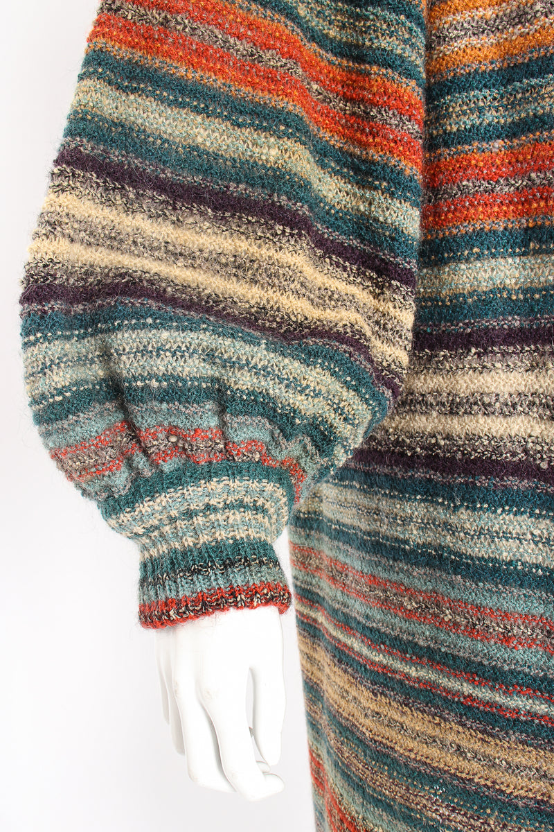 Vintage Missoni Balloon Sleeve Sweater Duster on Mannequin sleeve at Recess Los Angeles