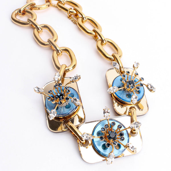 Miu miu the discount jewels collection butterfly necklace