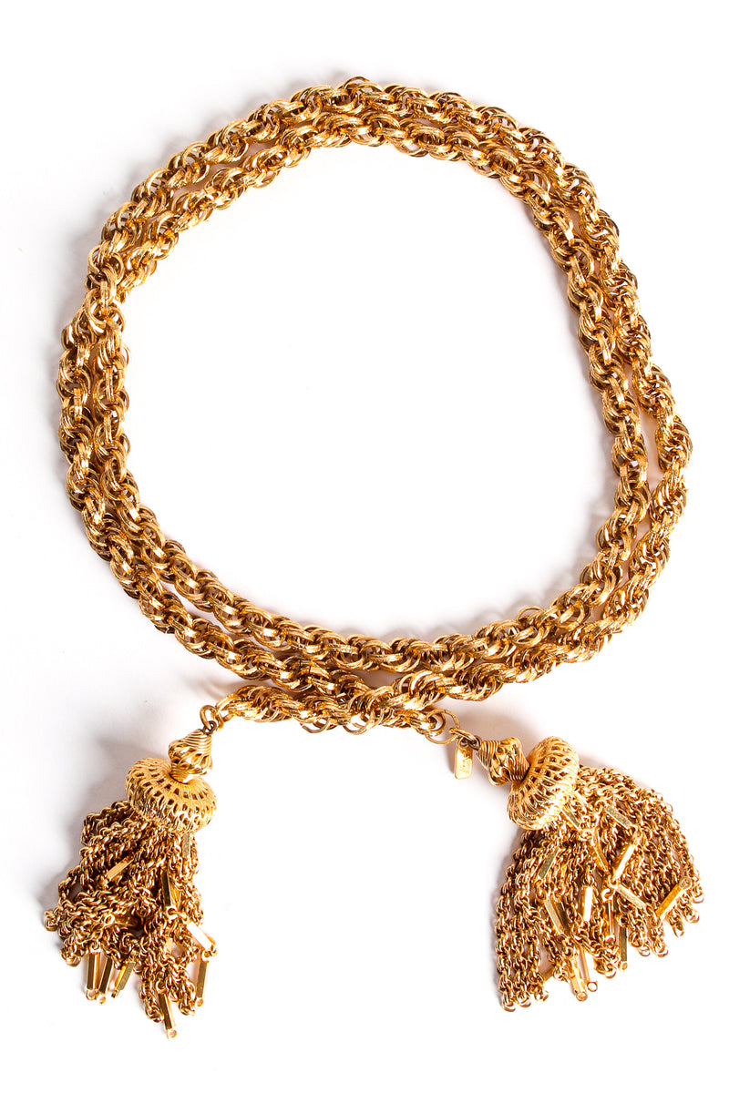 Vintage Monet Tassel Wrap Lariat Necklace at Recess Los Angeles