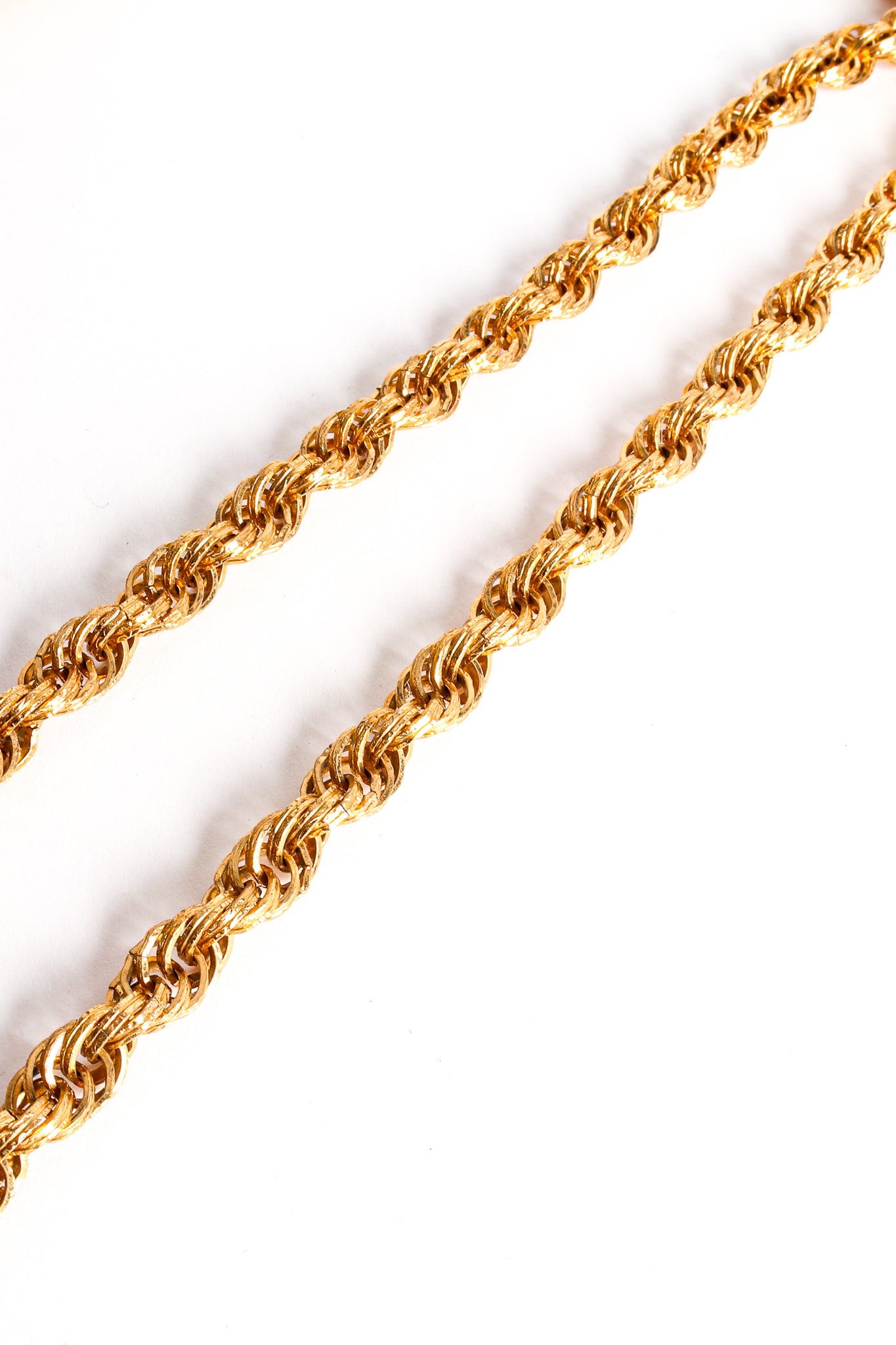Vintage Monet Tassel Wrap Lariat Necklace chain at Recess Los Angeles