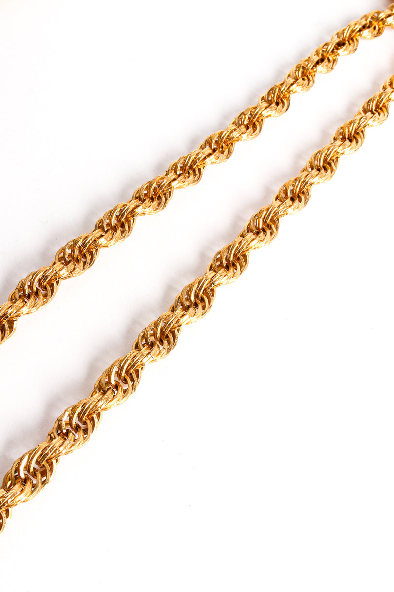 Vintage Monet Tassel Wrap Lariat Necklace chain at Recess Los Angeles