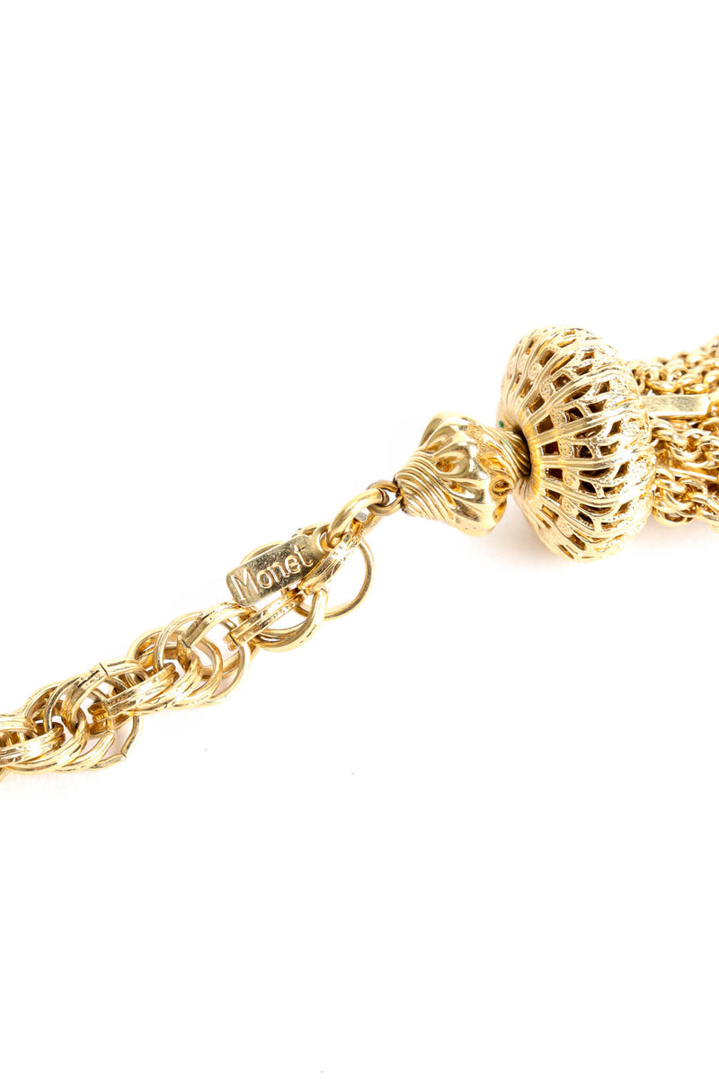 Vintage Monet Gold Tassel Wrap Necklace Belt II – Recess