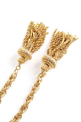 Vintage Monet Metal Twist Tassel Wrap Lariat bells @ Recess Los Angeles