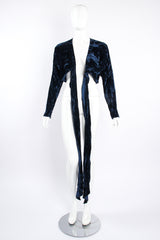 Vintage Morgane Le Fay Crushed Velvet Top Set on Mannequin front at Recess Los Angeles