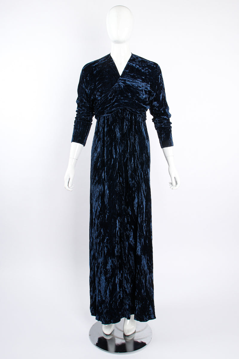 Vintage Morgane Le Fay Crushed Velvet Top And Dress Set Recess