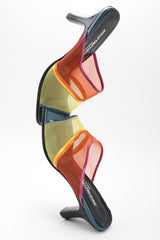 Recess Los Angeles Vintage Mortarotti Rainbow Mesh Mule Slide Sandals