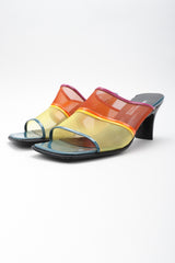 Recess Los Angeles Vintage Mortarotti Rainbow Mesh Mule Slide Sandals