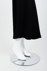 Vintage Moschino Cheap And Chic O-Ring Mermaid Skirt on Mannequin hem At Recess Los Angeles