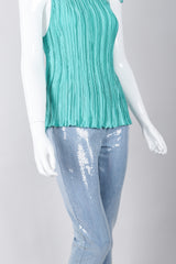 Recess Los Angeles Vintage Moschino Sequins Light Wash Denim