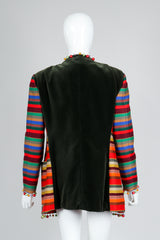 Recess Vintage Moschino Festive Ornament Woven Ribbon Jacket on Mannequin, back