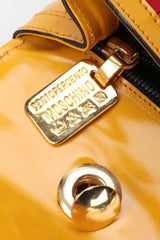 Recess Los Angeles Vintage Moschino Woven Rainbow Leather Crossbody Bag