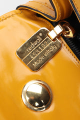 Recess Los Angeles Vintage Moschino Woven Rainbow Leather Crossbody Bag