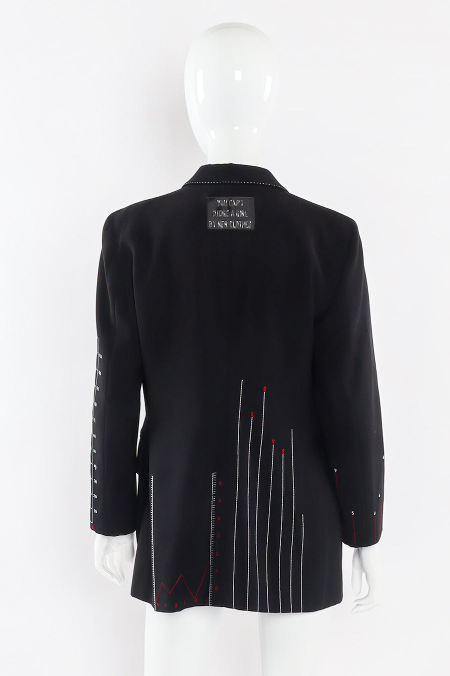 （新品未使用）MOSCHINO ジャケット　38 Vintage Moschino Embroidered Metrics Blazer – Recess