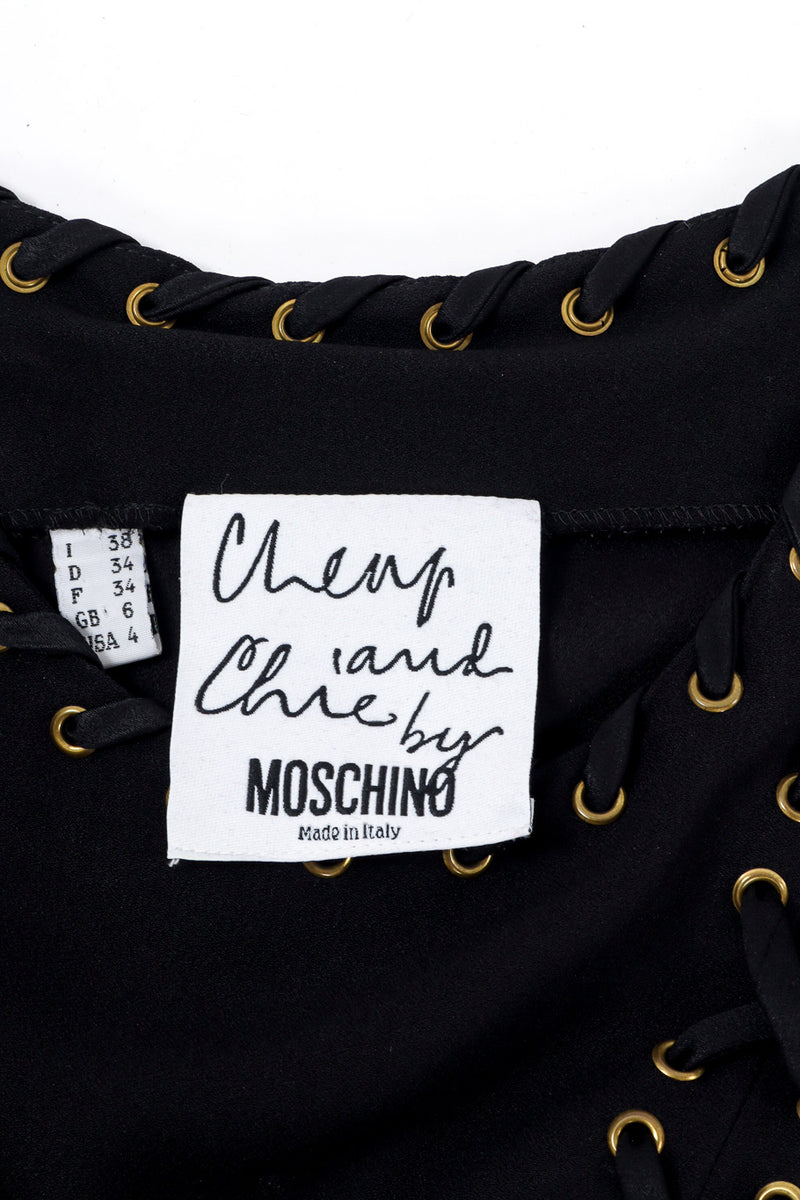 Laced detail Dress by Cheap & Chic Moschino 1990's Label Photo @recessla
