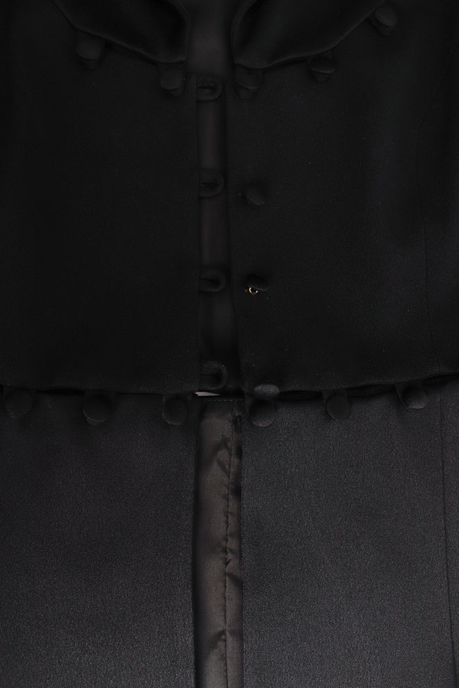 Vintage Moschino Convertible Button Jacket front buttons @ Recess LA