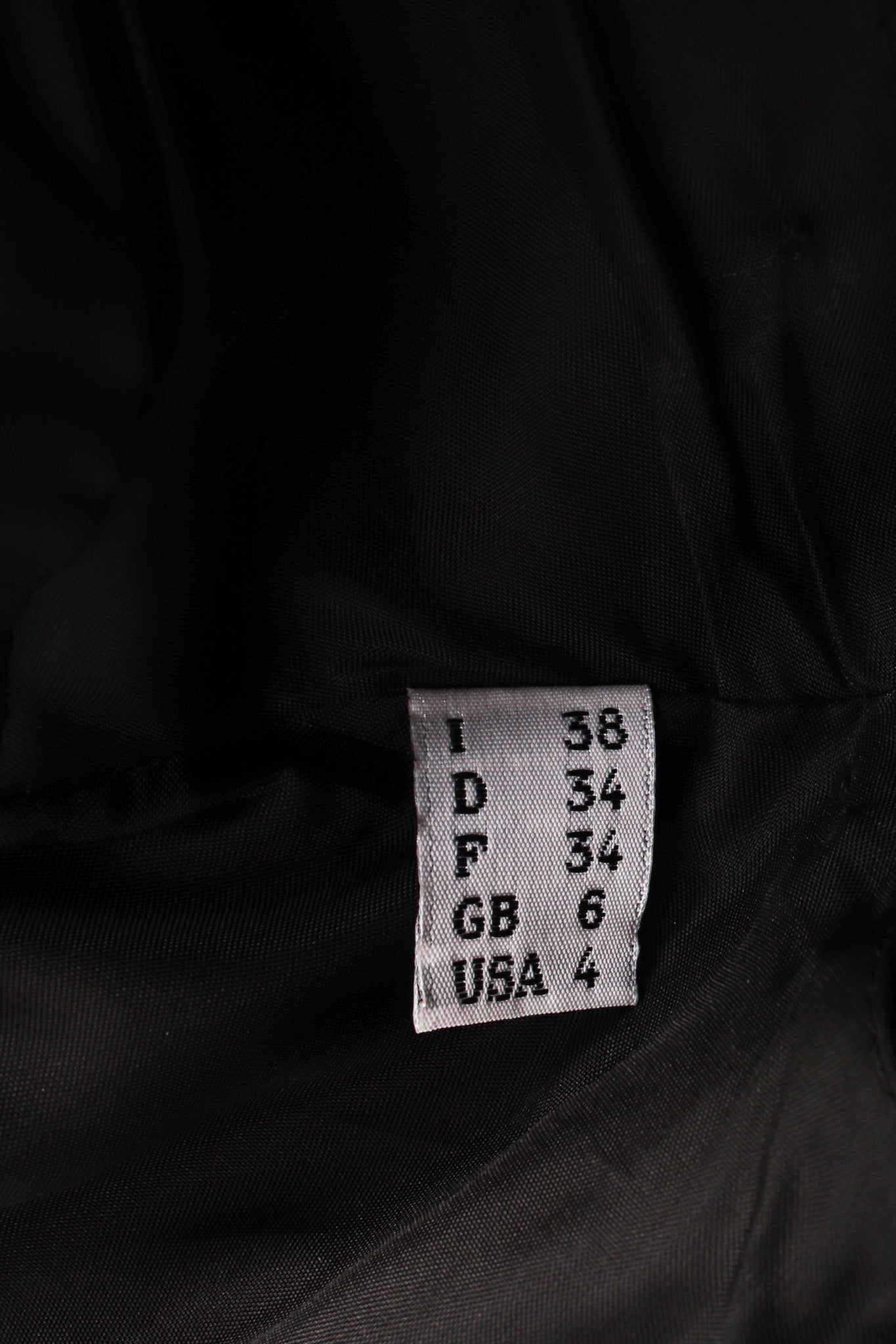 Vintage Moschino Convertible Button Jacket size tag @ Recess LA