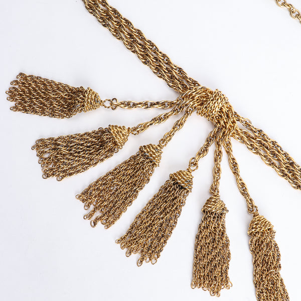  DÉCOPRO Set of 10 Gold Chainette Tassel, 3 Inch Long with 1  Inch Loop, Basic Trim Collection Style# RT03 Color:Gold - C4