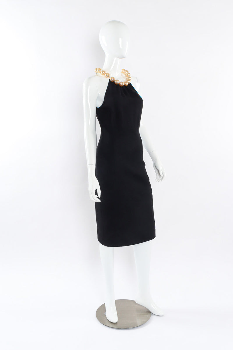 Moschino Pearl Collar Cocktail Dress Recess Moschino Pearl Collar Cocktail Dress Recess