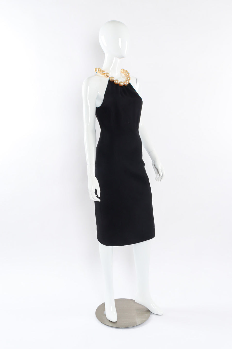 Moschino Pearl Collar Cocktail Dress Recess Moschino Pearl Collar Cocktail Dress Recess
