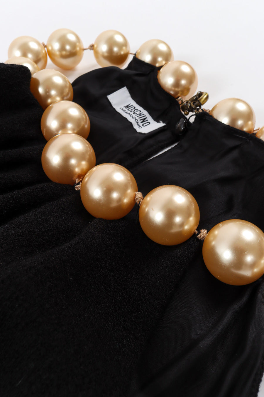 Moschino Pearl Collar Cocktail Dress – Recess