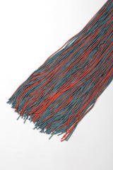 Recess Los Angeles Vintage Mr. Blackwell Floral Fringe Dress Piano Shawl & Scarf 3-pc Set Missoni