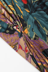 Recess Los Angeles Vintage Mr. Blackwell Floral Fringe Dress Piano Shawl & Scarf 3-pc Set Missoni