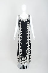 Vintage Mr. Blackwell Rhinestone & Bead Evening Gown Front at Recess LA