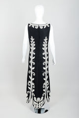 Vintage Mr. Blackwell Rhinestone & Bead Evening Gown Back at Recess LA