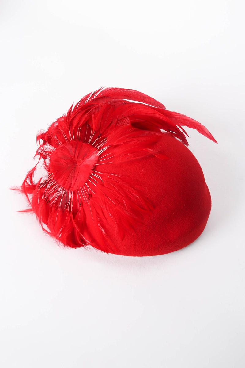 Vintage Mr. Charles Feather Feather Juliet Hat front at Recess Los Angeles