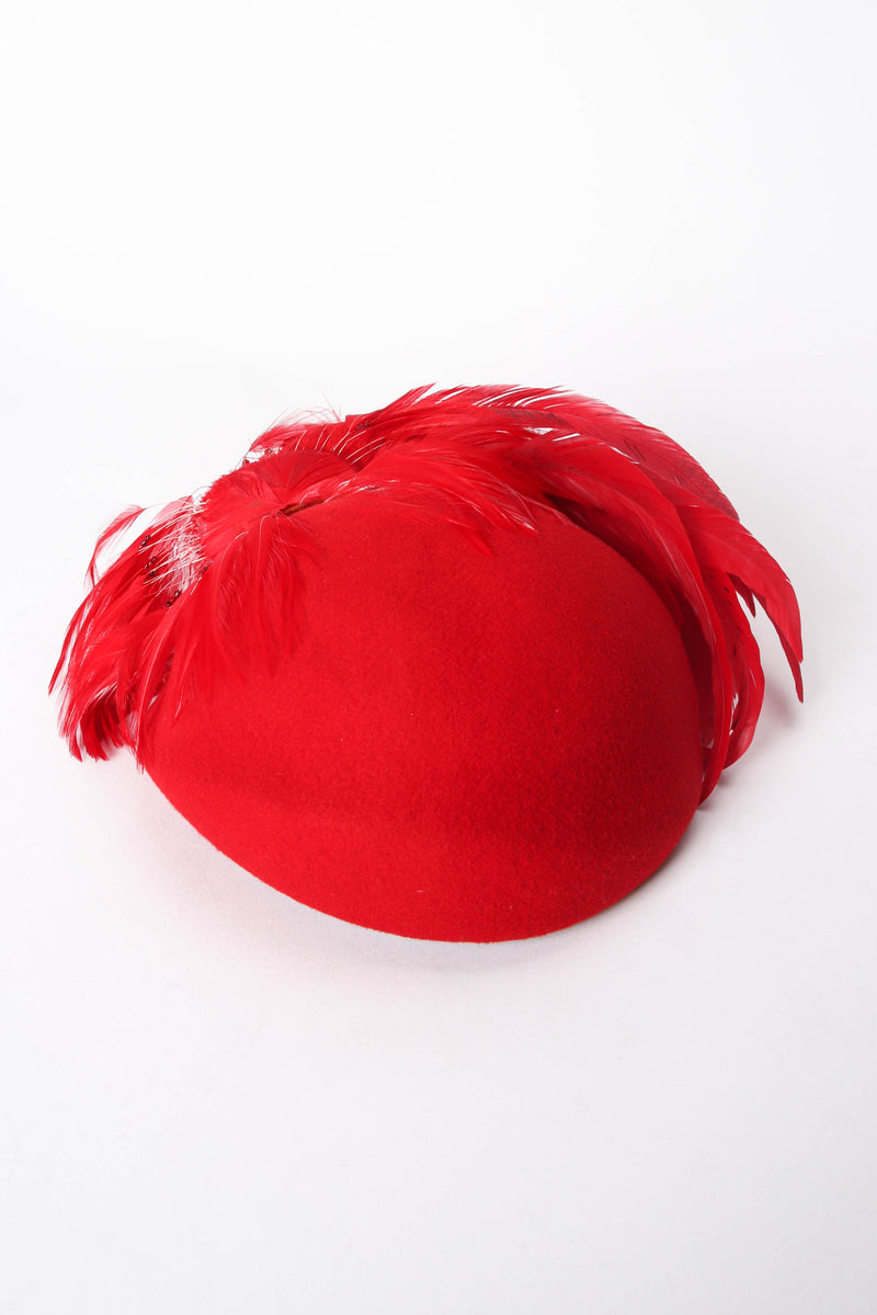 Vintage Mr. Charles Feather Feather Juliet Hat back at Recess Los Angeles
