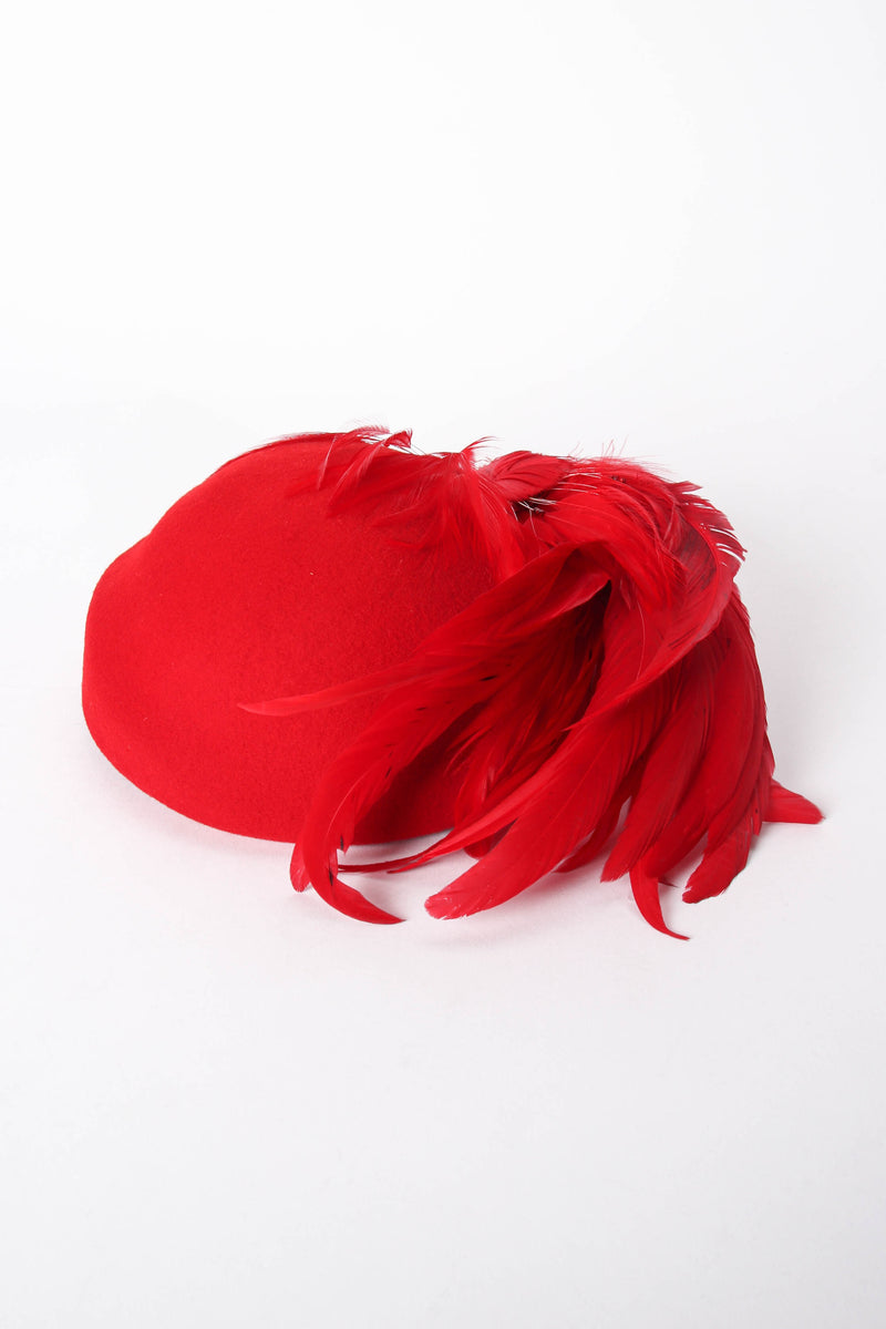 Vintage Mr. Charles Feather Feather Juliet Hat back at Recess Los Angeles