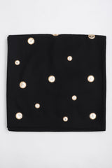 Recess Los Angeles Vintage Mr. Blackwell Gold Applique Shift Dress & Shawl Set