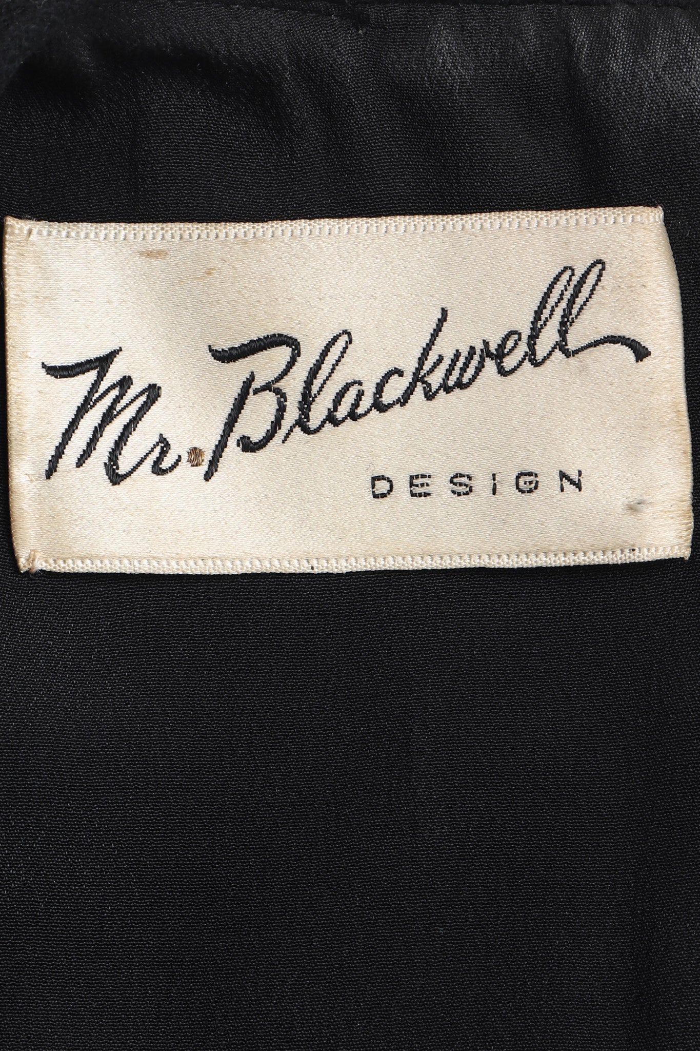 Recess Los Angeles Vintage Mr. Blackwell Gold Applique Shift Dress & Shawl Set