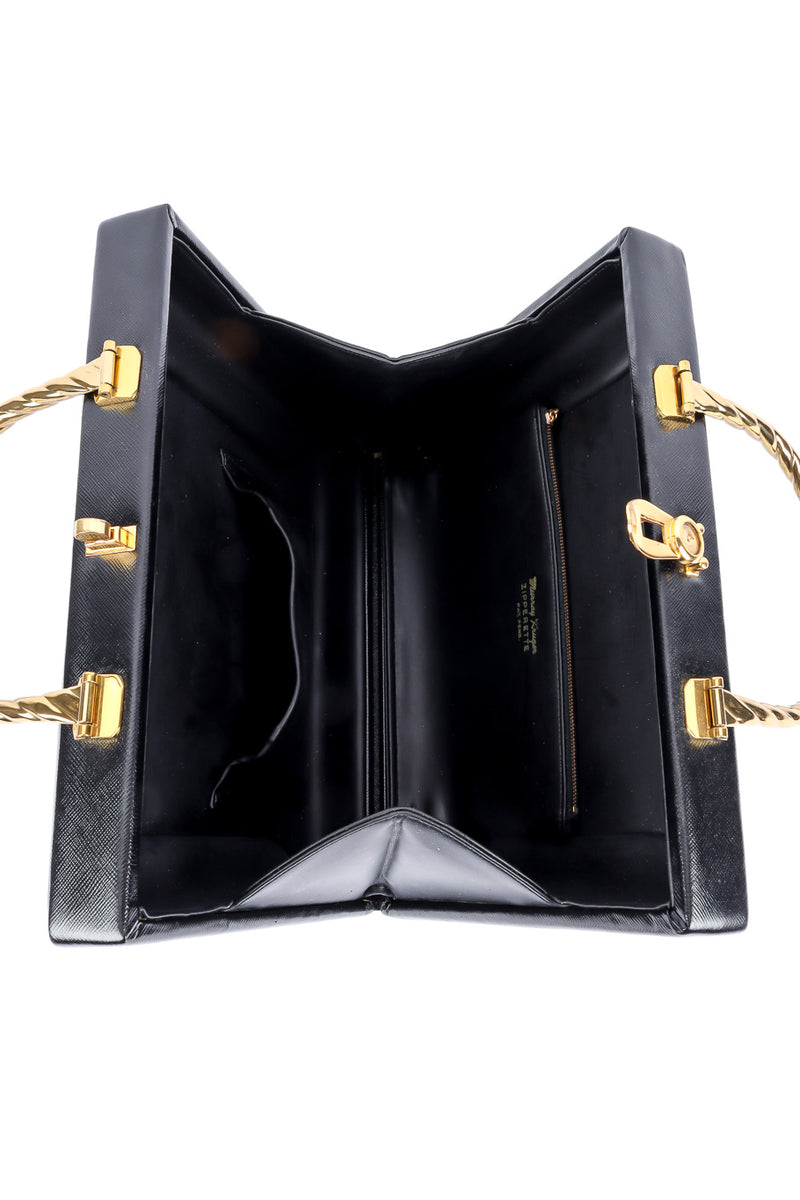 Murray Kruger studded zipperette box bag inside details @recessla